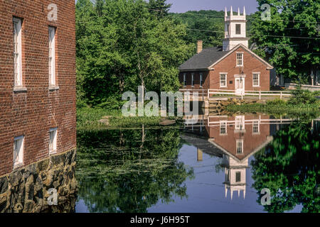 Harrisville Teich in Harrisville, New Hampshire Stockfoto