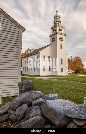 Die jaffrey Meeting House in Jaffrey Center, New Hampshire Stockfoto