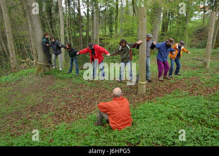 Problemlösungs-Aufgabe Mohawk walk Stockfoto