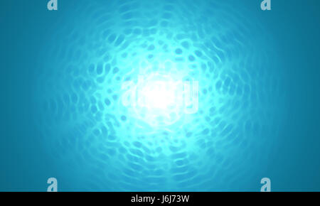 Sunburst im tiefen Blau Unterwasser, Malerei Stil Hintergrund - Jpg Bild Stockfoto
