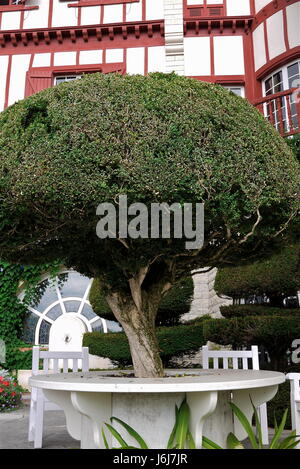 Villa Arnaga, die Sommerresidenz des französischen Dramaturg Edmond Rostand in Cambo-Les-Bains Stockfoto