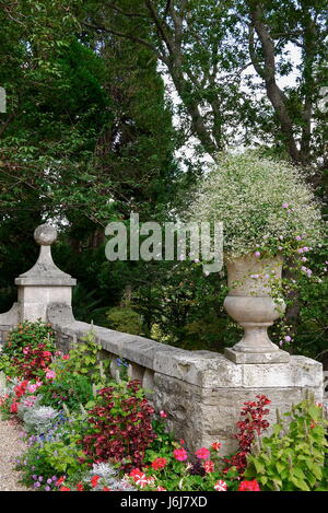 Villa Arnaga, die Sommerresidenz des französischen Dramaturg Edmond Rostand in Cambo-Les-Bains Stockfoto