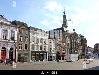 17. Jahrhundert Rathaus Den Bosch (Stadhuis van den Bosch) am Markt Platz. Hauptstadt der Provinz Noord-Brabant, Niederlande. Stockfoto