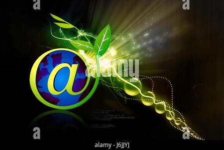 Verbindung Konnektivität Schnittstelle Annexion Technologie elektrische Webseite Stockfoto