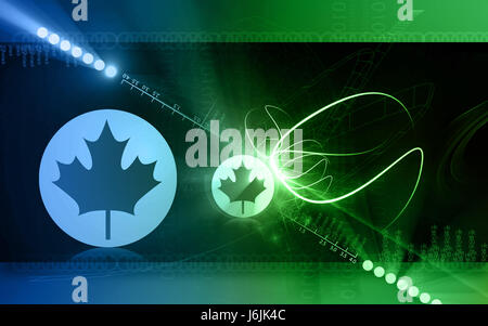 Blatt-Emblem rund um Form-Icon-Design gestalten Bildung Modell Figur Formen Stockfoto