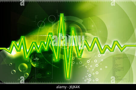 medizinisch medizinischen Klinik Impuls Grafik Logo Tasten Tasten Körper Emblem menschlichen Stockfoto