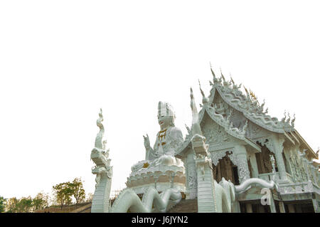 Chiang Rai, Thailand - 30. März 2017: Huai Pla Kung Tempel, einer traditionellen chinesischen Stil Pagode Stockfoto