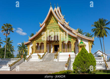 Haw Pha Bang Tempel in Luang Prabang, Laos Stockfoto