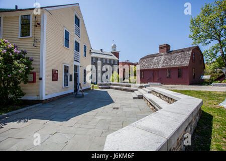 Die slater Mühle in Pawtucket, RI - der Geburtsort der Amerikanischen Industriellen Revolution Stockfoto