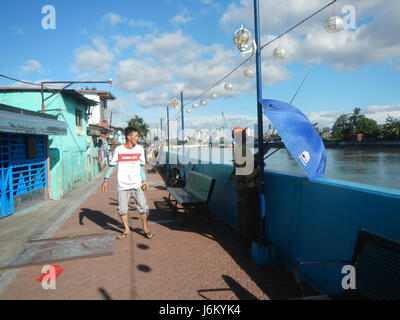 08389 Punta Santa Ana Linear Park Pasig River Binondo Beata Manila 08 Stockfoto