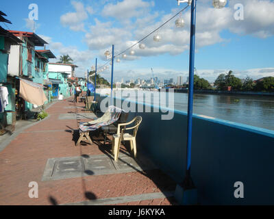 08389 Punta Santa Ana Linear Park Pasig River Binondo Beata Manila 14 Stockfoto