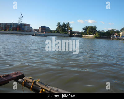 08735 Pasig River Punta Santa Ana Binondo Manila 02 Stockfoto