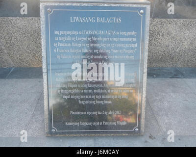 08909 Francisco Balagtas Denkmal Liwasang Balagtas Brunnen Binondo, Manila 01 Stockfoto