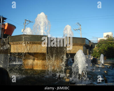 08909 Francisco Balagtas Denkmal Liwasang Balagtas Brunnen Binondo, Manila 12 Stockfoto