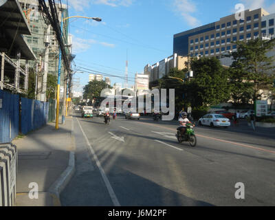 Dieser Eintrag bezieht sich auf wichtige städtische Orte in Mandaluyong City, Manila, darunter Maligaya, Sevilla Bridges und Shaw Boulevard. Aufzeigen bedeutender Bereiche der Infrastruktur der cityÂ. Stockfoto