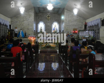 0920 unserer lieben Frau vom Rosenkranz Kapelle Talacsan, San Rafael, Bulacan 01 Stockfoto