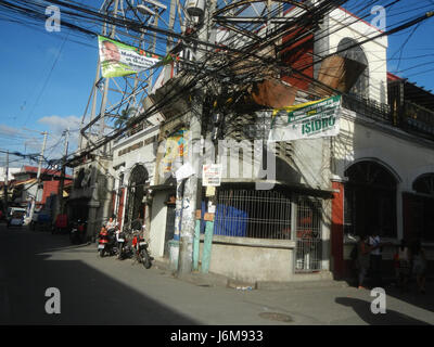 0782 Kirche San Juan Nepomuceno Baranggays Straßen Malibay, Pasay Stadt 22 Stockfoto