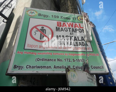 0807 Kirche San Juan Nepomuceno Baranggays Straßen Malibay, Pasay Stadt 22 Stockfoto