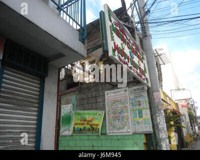 0807 Kirche San Juan Nepomuceno Baranggays Straßen Malibay, Pasay City 24 Stockfoto