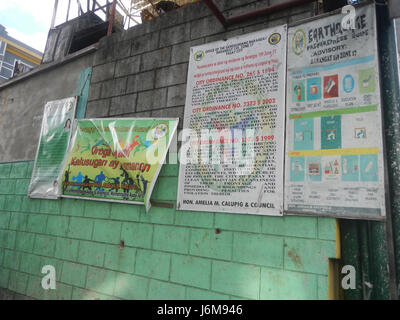 0807 Kirche San Juan Nepomuceno Baranggays Straßen Malibay, Pasay Stadt 25 Stockfoto