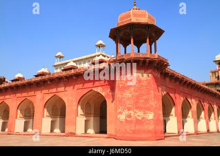 Indien Mausoleum Grab Hall Geschichte Tempel Denkmal Memorial Stein Bogen-Asien-Indien Stockfoto