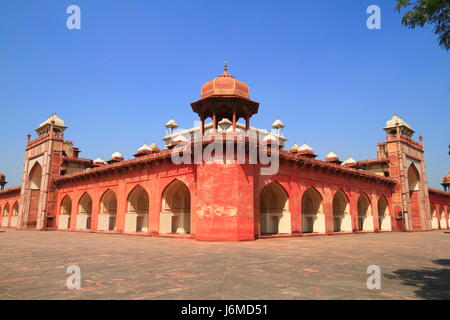 Indien Mausoleum Grab Hall Geschichte Tempel Denkmal Memorial Stein Bogen-Asien-Indien Stockfoto