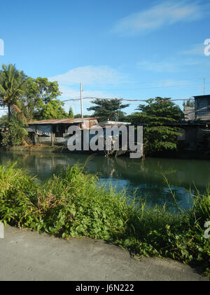 09478 Reisfelder Bewässerung Bagong Nayon Baliuag Bulacan Straße Brücken 20 Stockfoto