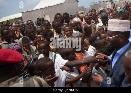 09.07.2011 Mogadischu - Bürgermeister und Präsident öffnen neue Marktgebiet in Mogadischu (6133087078) Stockfoto