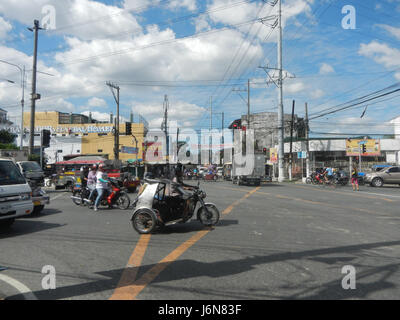 09212 Gebäude in Caloocan Stadt A. Mabini Street C-30 Road Stockfoto