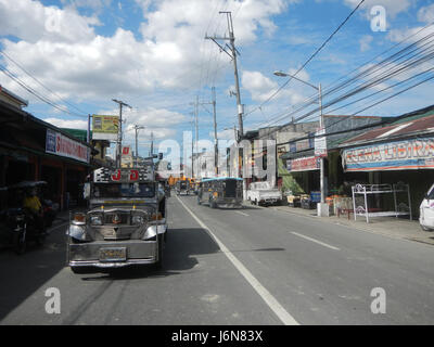 09212 Gebäude in Caloocan Stadt A. Mabini Street C-39 Road Stockfoto