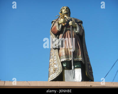 Die Kirche San Isidro Labrador in Muzon, San Jose del Monte City, beherbergt die Grotte unserer Lieben Frau von La Salette, ein Ort der katholischen Pilgerfahrt und Verehrung auf den Philippinen. Stockfoto