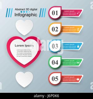 Business-Infografiken. Zahn-Symbol. Stock Vektor