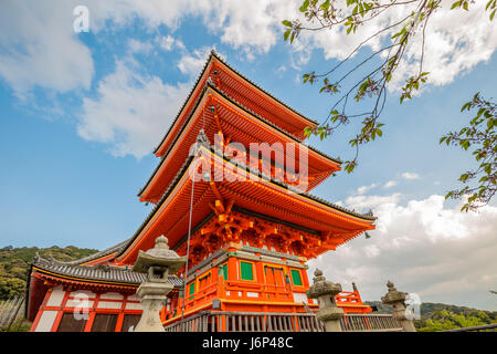 Kiyomizu Pagode Kyoto Stockfoto