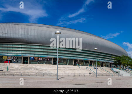 MEO-Arena, ein Unterhaltungs- und Konferenz Zentrum in Lissabon, Portugal Stockfoto