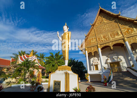 Wat Pha, die Luang, Vientiane, Laos. Stockfoto