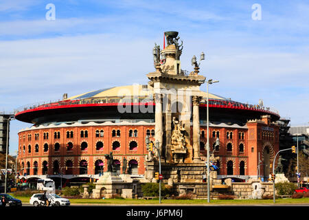 Arena Einkaufszentrum in Barcelonas alte Stierkampfarena., Barcelona, Katalonien, Spanien Stockfoto