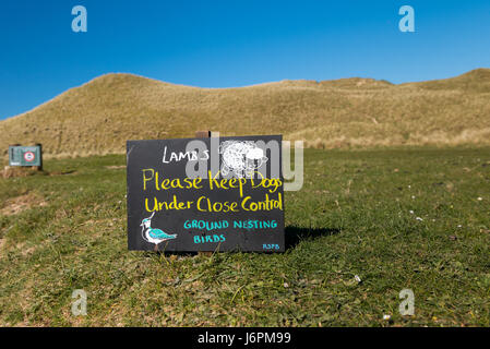 Briefkasten am Arinagour auf den Inneren Hebriden Insel Coll Stockfoto