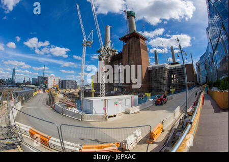 Battersea Power Station Sanierung 2017 Stockfoto