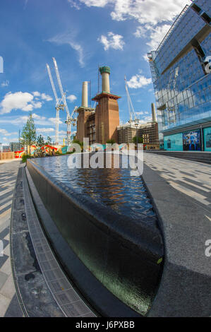 Battersea Power Station Sanierung 2017 Stockfoto