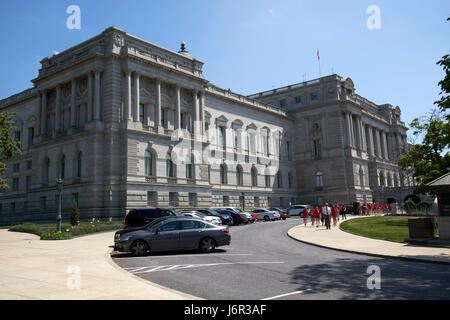 die Bibliothek des Kongresses Thomas Jefferson Hauptgebäude Washington DC USA Stockfoto