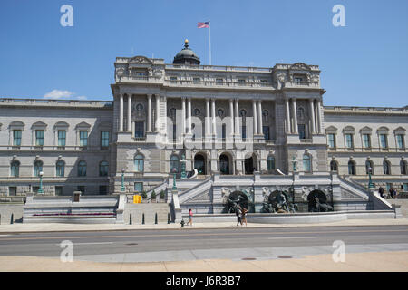 die Bibliothek des Kongresses Thomas Jefferson Hauptgebäude Washington DC USA Stockfoto