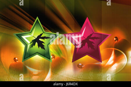 Blatt-Emblem Symbol Tasten Schlüssel Umwelt Stern Abbildung Foto Bild Stockfoto