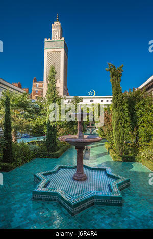 Große Moschee von Paris Stockfoto