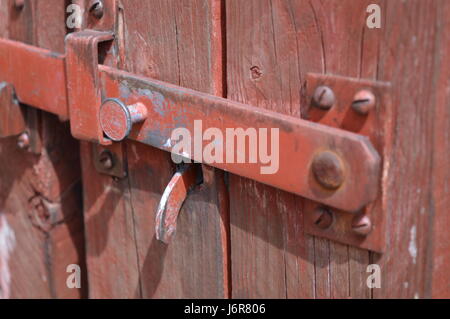 Gartentor-Verschluss Stockfoto