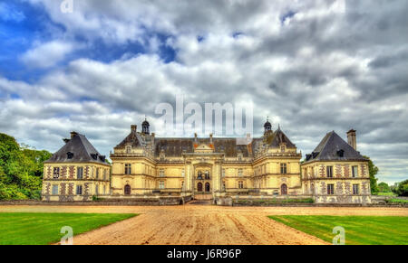 Chateau de Serrant im Loire-Tal, Frankreich Stockfoto