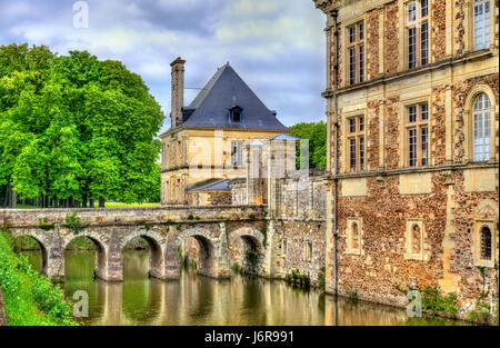Chateau de Serrant im Loire-Tal, Frankreich Stockfoto