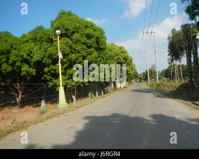 09682 San Rafael Bulacan kommunalen Straßen umgehen Projekt Baranggays 26 Stockfoto