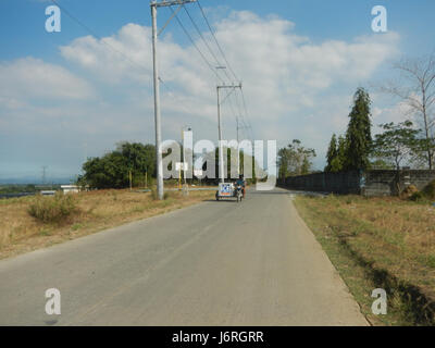 09682 San Rafael Bulacan kommunalen Straßen umgehen Projekt Baranggays 42 Stockfoto