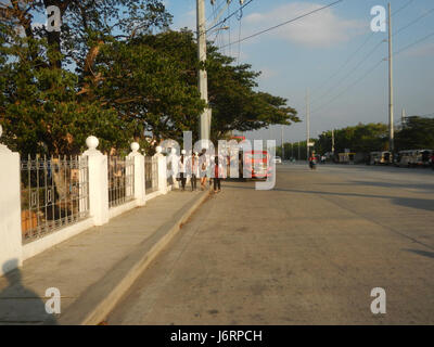 Dieser Eintrag bezieht sich auf das Gebiet von Guinhawa in Bulacan, Philippinen, in der Nähe des Provincial Capitol und des Max Malolos City Highway. Es zeigt wichtige Orte in der Region auf. Stockfoto