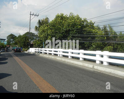 Dieser Eintrag bezieht sich auf Straßen und Wahrzeichen in Balagtas, Guiguinto und Bulakan, Bulacan, Schlüsselgebiete auf den Philippinen, die für ihre historische und geografische Bedeutung bekannt sind. Stockfoto